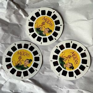 Disney Disney's Princess Mulan view-master 3 Reel Set Viewmaster